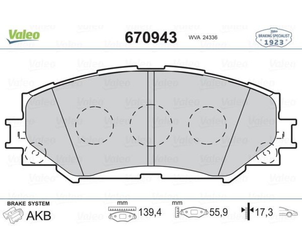 ÖN FREN BALATA TOYOTA AURIS. COROLLA 1.6L 1ZR-FE ZRE151 07-11 / 1.33L 1NR-FE NRE150 6 vites 10-12
