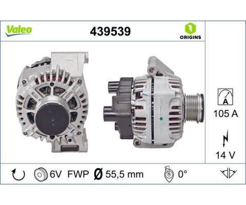 ALTERNATÖR KOMPLE 105amp OPEL ASTRA G-H CORSA C-COMBO C-AGILA-MERIVA A-B VECTRA B-OMEGA-AGILA 1.2- 1.3-1.4-1.6 16V FIAT LİNEA-DOBLO-FIORINO 1.3 MTJ