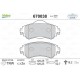 ÖN FREN BALATASI CITROEN C4 B7 1.4 VTI 09 > C4 1.6 HDI 11/2009 > DS4 1.6 HDI 1. 4.2011 >