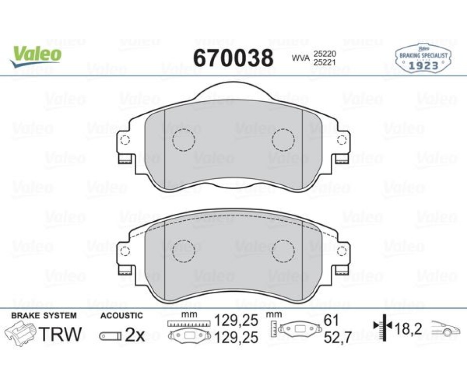 ÖN FREN BALATASI CITROEN C4 B7 1.4 VTI 09 > C4 1.6 HDI 11/2009 > DS4 1.6 HDI 1. 4.2011 >