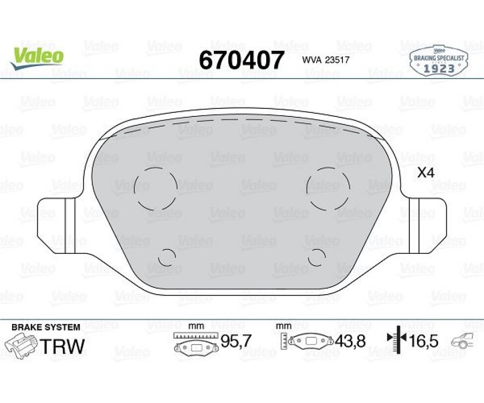 ARKA FREN BALATASI FIAT LINEA 09> ALFA 147 01>156 97>03 GT 03>10