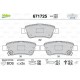 ARKA FREN BALATA HONDA CR-V 2.2L N22A CTDi dizel RE6 06-> / CR-V 2.0L R20 benzinli RE5 otomatik vite s 07-15 / CR-V 1.6L N16A2 RE6 İ-DTEC dizel 4x2 4x4 13->