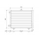 KONDENSER P207-P208-P1007-P2008 05 >-C2-C3-C3 II 03>DS 3 14> 1.4 1.6HDI KURUTUCU İLE AL/AL 420X371X1 6