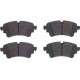 ARKA DİSK FREN BALATASI AUDI A4 1.4/2.0/2.0D/3.0D 05/15> AUDI A4 VOLKSWAGEN TOUAREG 3.0D 11/17>