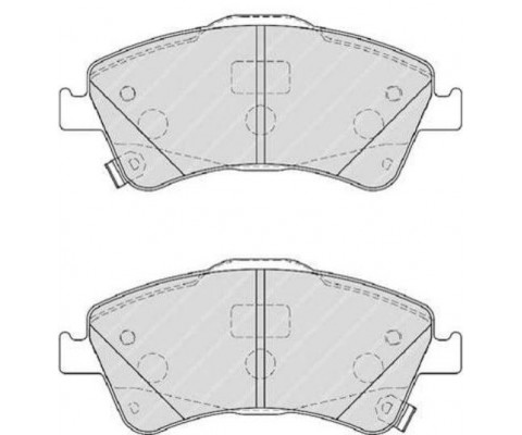 ÖN FREN BALATA TOYOTA AVENSIS 1.6L 1ZR-FAE ZRT270 benzinli 09-> 1.8L 2ZRFAE ZRT271 09-> 2.0L ADT270 AZT270 09-> / VERSO 1.6L 1ZRFAE ZGR20 09 ->