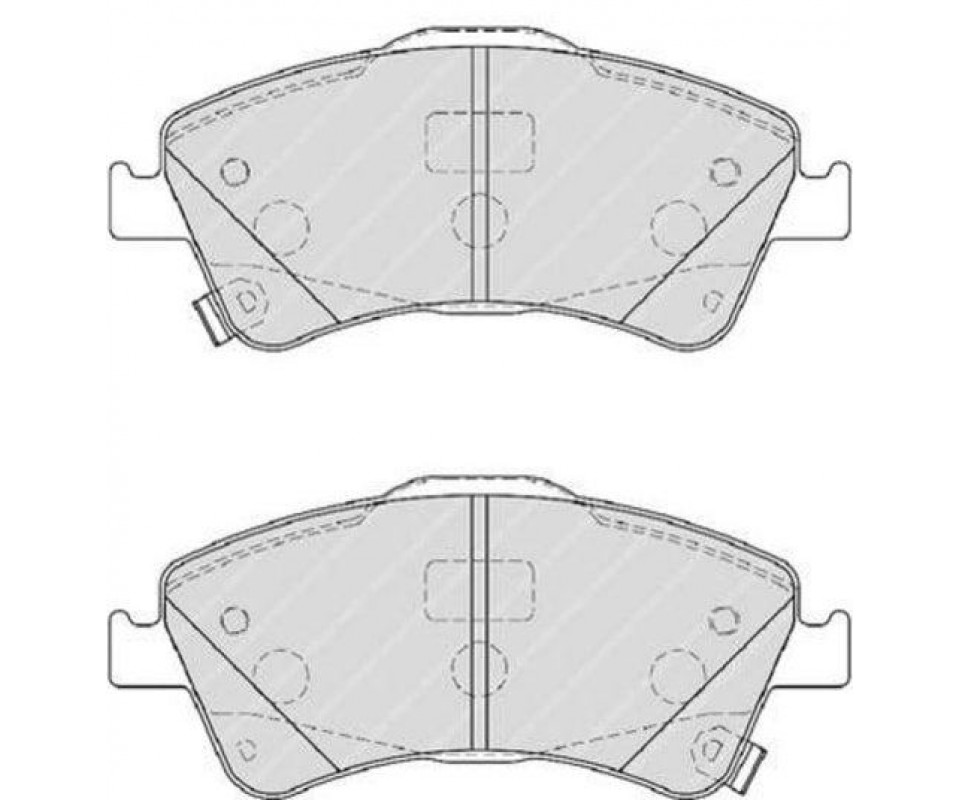 ÖN FREN BALATA TOYOTA AVENSIS 1.6L 1ZR-FAE ZRT270 benzinli 09-> 1.8L 2ZRFAE ZRT271 09-> 2.0L ADT270 AZT270 09-> / VERSO 1.6L 1ZRFAE ZGR20 09 ->