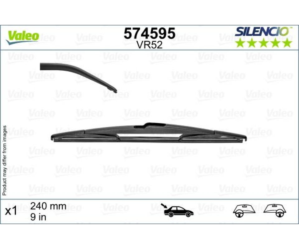 ARKA SİLECEK PEUGEOT P5008 16> RENAULT MEGANE IV-TALISMAN X1 240 MM