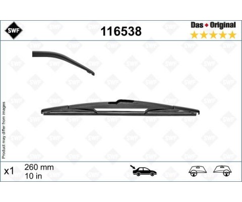 SILECEK SUPURGESI ARKA 260mm MERCEDES B-CLASS W246 11>18 . RENAULT CAPTUR 20> SWF
