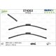 ÖN SİLECEK SÜPÜRGE TAKIMI PEUGEOT P301 CITROEN C ELYSEE 12> C3 PICASSO 10>17 DS3 10>15 RENAULT CLIO III 09 05>TALIA 00>FLUENCE 09> 600 400 FLATBLADE-MUZ TİP