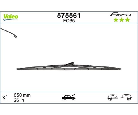 SİLECEK SÜPÜRGESİ 65cm x1 NORMAL TİP FİRST ÜNİVERSAL