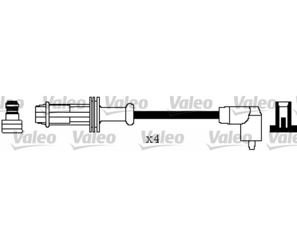 BUJİ KABLOSU TAKIMI PEUGEOT P106-P306-P405-PARTNER CITROEN BERLINGO-XSARA-SAXO-ZX-BX-AX-C15 1.1 TU1 1.3 TU2 1.4 TU3 1.6 TU5