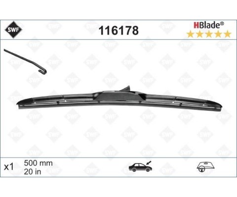 SİLECEK SWF 50cm x1 DISCOVERY SPORT 15 > RANGEROVER SPORT TOYOTA LANDCRUISER 09 > KIA SORENTO