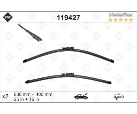 SILECEK SUPURGESI TAKIMI 600mm / 400mm BMW E92 E93 SWF