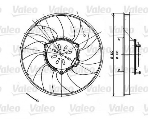 KLIMA FANI SAG MERCEDES SPRINTER B906 B907 B910 . VW CRAFTER 30-35-50