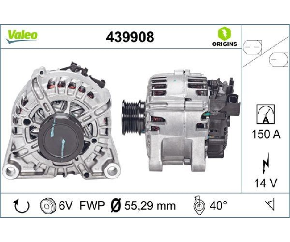 ALTERNATÖR FORD FOCUS /KUGA / C -MAX 11> 2.0 TDCİ 150 AMP