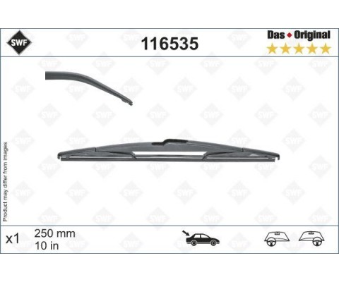 ARKA CAM SİLECEK SÜPÜRGESİ OPEL ASTRA K 15>21 INSIGNIA B 17> SWF 250mm