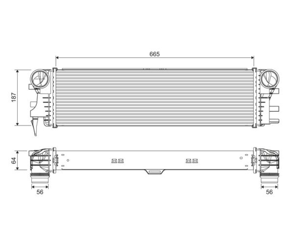 TURBOSARJ RADYATORU MERCEDES VITO W447 14>