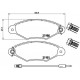 ÖN FREN BALATASI RENAULT KANGOO 97> CLIO SYMBOL I 98> CITRO N XSARA 97>02 PEUGEOT 306 96>01