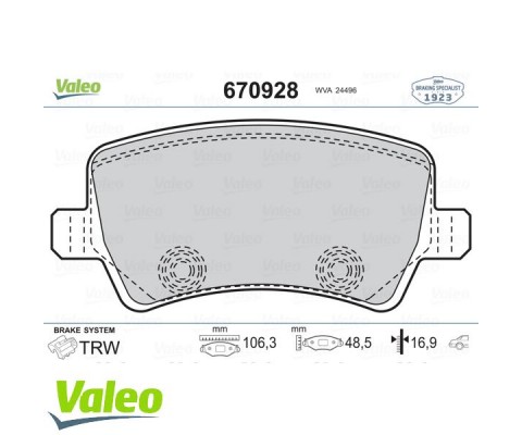 FREN BALATASI ARKA FORD S-MAX 09> GALAXY III 06> . VOLVO S60 10> S80 06> V60 V70 06> XC60 08> XC70 0 6> . LAND ROVER FREELANDER II L359 RANGE ROVER EVOQUE L538