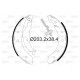 ARKA FREN BALATASI PABUÇ PEUGEOT P106 96>04 P206 98>12 P306 93>02 CITROEN SAXO 96>04 XSARA 97>05 Z X 92>98 RENAULT CLIO II-SYMBOL-THALIA-LGN-TWNG-LOGAN 04>SANDERO 08>