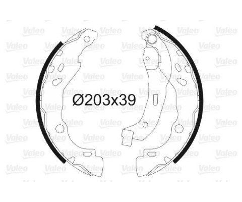 ARKA FREN PABUÇ BALATASI RENAULT CLIO II 98> CLIO IV 12> CLIO SYMBOL 02> SYMBOL III 13> DACIA SANDERO 08> LOGAN 06> SANDERO II 12> LOGAN II 12>