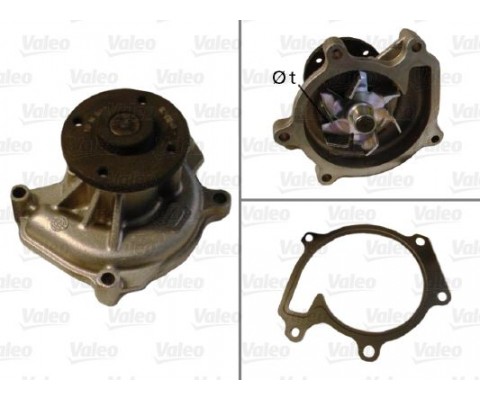 DEVİRDAİM SU POMPASI TOYOTA YARIS 1.0L 1SZ-FE SCP10 03-05 / 1.3L 2SZ-FE SCP12 SCP90 03-09 4 DELİK FLANŞ