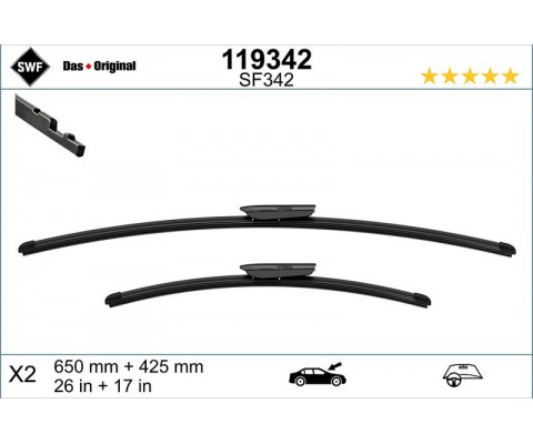 SILECEK SUPURGESI TAKIMI 650mm / 425mm BMW F40 F44 SWF