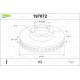 ÖN FREN DİSKİ HAVA KANALLI TOYOTA AVENSIS 1.6L 3ZZFE VVTi ZZT250 03-08 / 2.0L 1AZFSE AZT250 03-08 277 çap x 5 bijon - Takım disk fiyatıdır