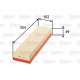 HAVA FİLTRESİ PEUGEOT P206 98>12 P307 03>07 CITROEN C4 04- 1.4 16V TU3
