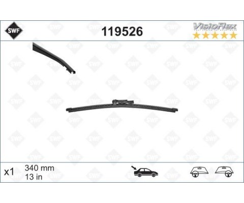 SILECEK SUPURGESI ARKA 340mm BMW F46 F48 F49 F39 E84 . LAND ROVER DISCOVERY V L462 RANGE ROVER VELAR L560 SWF