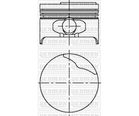 MOTOR PİSTON SEGMAN STD 79.50mm MEGANE 1.6 ie 8V K7M 1.2 SİLİNDİR