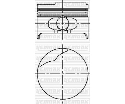MOTOR PİSTON SEGMAN STD 79.50mm MEGANE 1.6 ie 8V K7M 3.4 SİLİNDİR