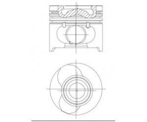 MOTOR PİSTON SEGMAN 0.50 76.00 26PİM CLIO II-III KANGOO-MEGANE II-III SYMBOL II-III-SANDERO- LOGAN- JUKE 1.5dCi K9K