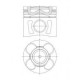 MOTOR PİSTON SEGMAN 0.40 69.60 mm DOBLO-FİORİNO-LINEA-GRANDE PUNTO-ASTRA 1.3D MJET 1.3 CDTI EU RO 5
