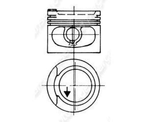 MOTOR PİSTON SEGMAN 1.00 AUDI 80 1.8T