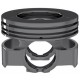 PISTON SEGMAN 0.50 80.50mm RENAULT MEGANE IV 18> FLUENCE 12> KADJAR 15>TRAFIC III 15> TALISMAN 18> MERCEDES C-CLASS OM626 W205 S205 14> 1.6dCi R9M CELIK