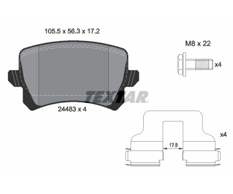 ARKA BALATA CADDY-TIGUAN-PASSAT-A6-Q3 11 >