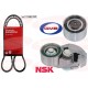 TRİGER KAYIŞ SETİ EKSANTRİK SETİ HYUNDAI ACCENT ADMIRE GETZ 1.5L D3EA 02-05 / TUCSON SANTAFE 2.0L 2.2L D4EA D4EB 04-09 / SONATA 2.0L 06-11 / KIA SPORTAGE 2.0L D4EA 04-10 1 KAYIŞ 2 RULMAN 123x280
