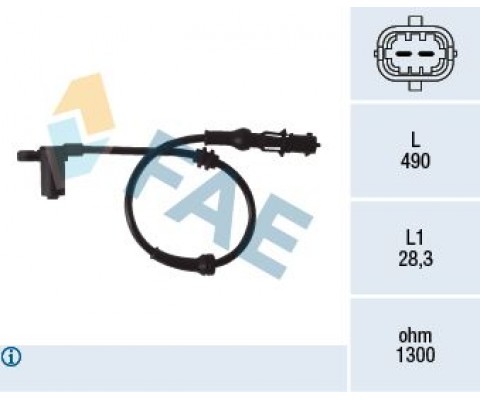 ABS TEKERLEK HIZ SENSÖRÜ CORSA C-MERIVA-TIGRA 1.4-1.8-2.0 16V