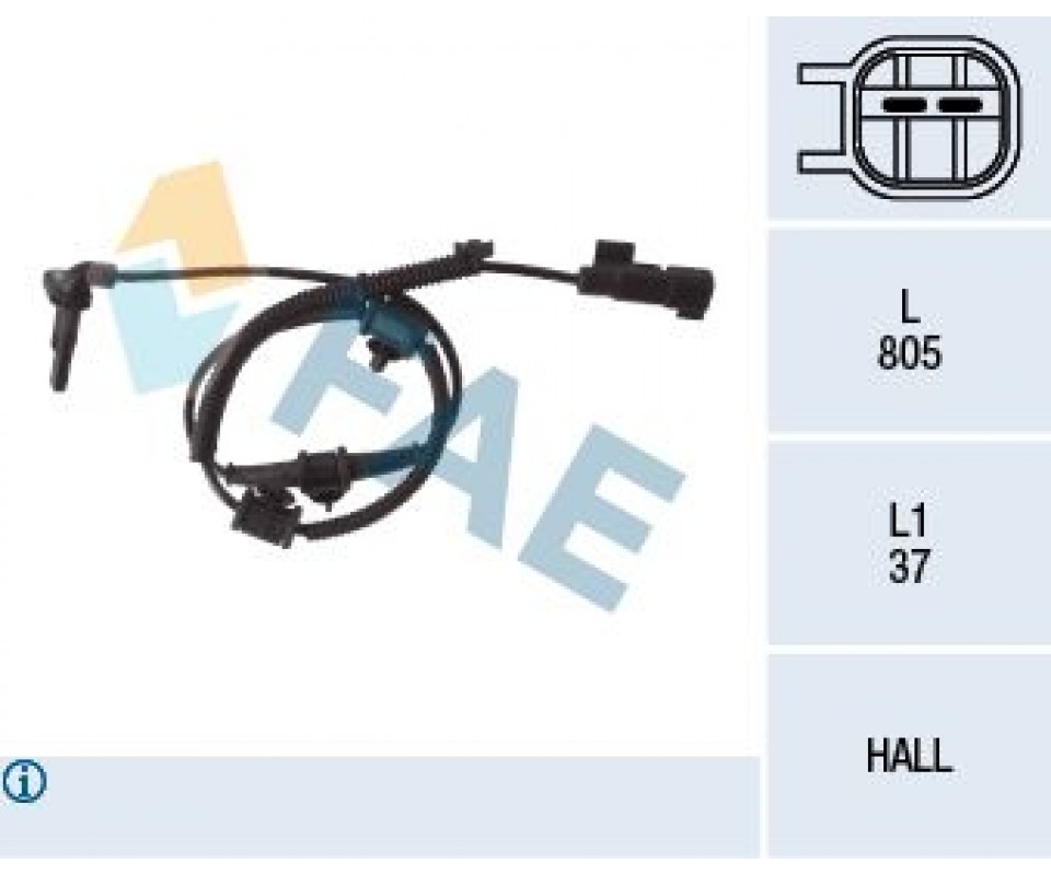 ÖN ABS TEKERLEK HIZ DEVİR SENSÖRÜ OPEL INSİGNİA A 08>17 1.4-1.4 LPG-1.6-1.6 T-1.8-2.0 T-2.0 E85T