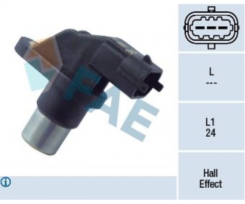 EKSANTRİK MİL DEVİR SENSÖRÜ OPEL ASTRA G 98> ASTRA H 04>10 1.7 CDTI DTH-DTL FIAT PALIO-PUNTO 1.2-1.4