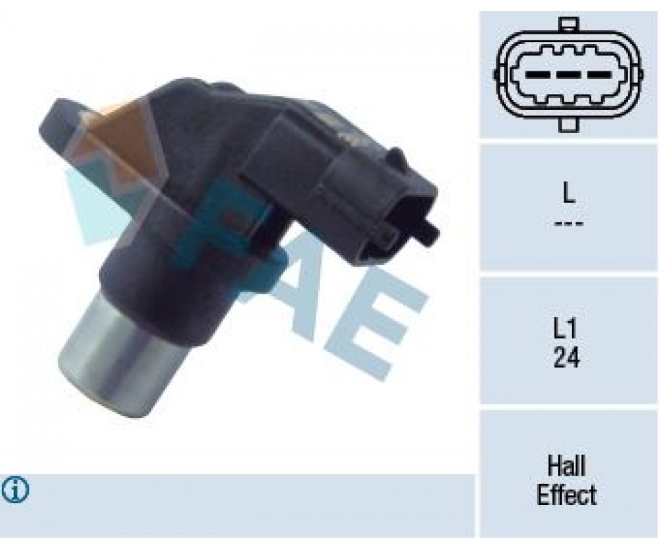 EKSANTRİK MİL DEVİR SENSÖRÜ OPEL ASTRA G 98> ASTRA H 04>10 1.7 CDTI DTH-DTL FIAT PALIO-PUNTO 1.2-1.4