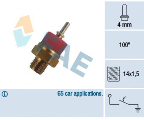 HARARET MUSURU 100 C - 95 C RADYATOR FANI MERCEDES W114 W115 W123 W201 W460 W463 W116 W126
