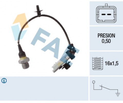 YAĞ BASINÇ MÜŞÜRÜ P207-P208-P308-P508-P3008-P5008-PARTNER-BERLINGO-C3-C4-DS3-DS4-DS5 1.6 HDI DV6C