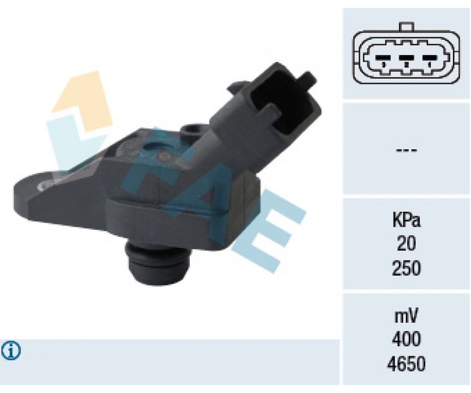 BASINÇ MAP SENSÖRÜ ASTRA G-ZAFIRA A 99-05 -ASTRA H 2.0 04> VECTRA B 96-03 2.0 DI-DTI 1.7 TD