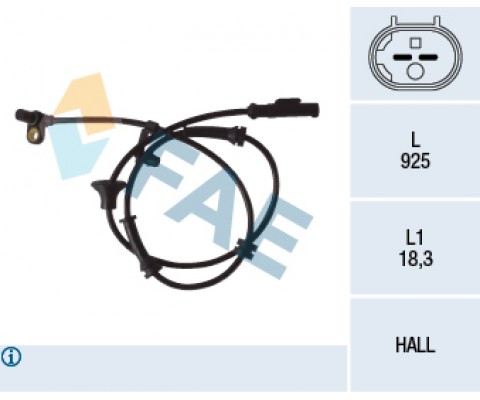 ARKA ABS DEVİR SENSÖRÜ C1-P107-P108-AYGO 06/2005 >