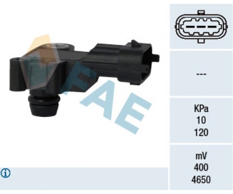 EMME MANİFOLD BASINÇ SENSÖRÜ ASTRA H-J INSIGNIA A-CORSA D-E MERIVA B-MOKKA-1.4-1.8 ANTARA 2.4-3.0