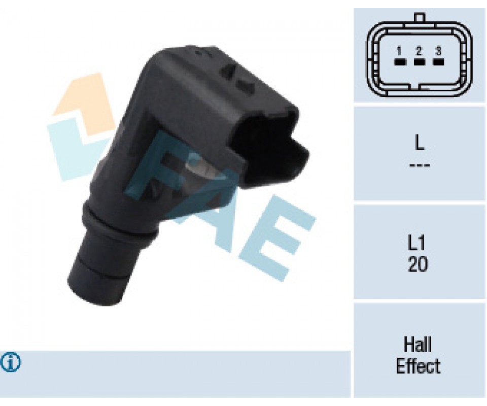 EKSANTRİK MİL SENSÖRÜ P207-P208-P308-P508-P5008-C3-C4-C5-DS3-DS4-PARTNER-BERLINGO 1.4-1.6 16V THP- V TI-GTI BMW F20-F21-F30 MINI R56