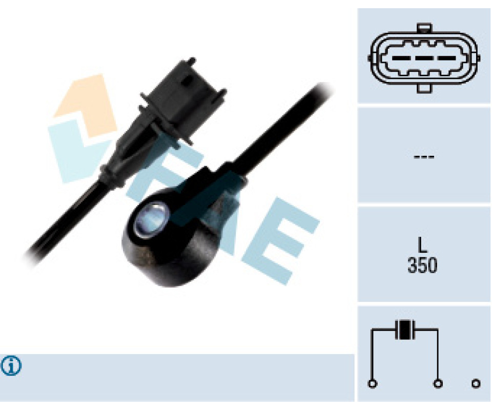 VURUNTU SENSÖRÜ OPEL ASTRA G 98>04 VECTRA B 96>02 1.8 X18XE1 VECTRA C 02>08 ZAFIRA B 05>12 2.2 Z22YH