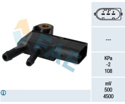 EGZOZ BASINC SENSORU MERCEDES OM640 OM642 OM646 W204 C218 W212 C207 W221 W461 W639 B906